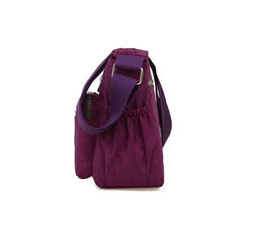 Image of Single shoulder Messenger Crossbody Bag Nylon Purse Satchel Travel Women Lady Fashion Top Handle