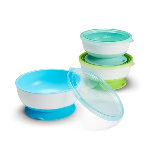 Munchkin Stay Put Suction Bowls with Lids — 3-Pack — view 8