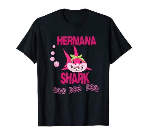 Hermana Shark Gift Sister - Playera para hermana en Espanol T-Shirt