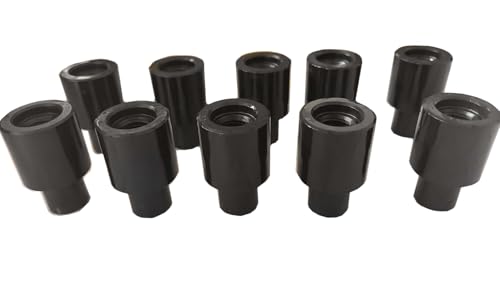 Image of WTK0007 Nitrided 10 Pack Steel 1”(25.4mm) Height,5/8 Bottom Diameter, 1" Top Diameter Weld Clamp Adaptor,Locator Pin Set for 5/8”(16mm) Hole Welding Tables