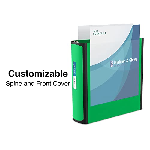 Staples 892167 Better 3-Inch D 3-Ring View Binder Green (19936) #TOP2