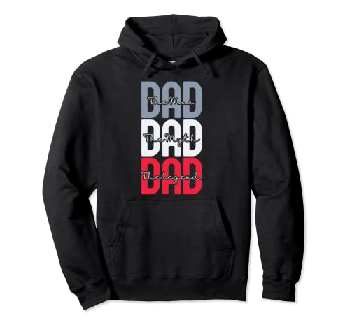 Camiseta para papá con texto en inglés "Dad Man" The Myth The Legend For Men Sudadera con Capucha