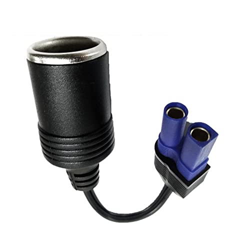 YUGSHNKFC EC5 - Conectores convertidores hembra a 12 V para coche hembra para salto portátil con protección de corte de bajo voltaje, adaptador de corriente portátil para arranque de coche