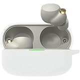 SONY WF-1000XM4 ケースカバー ソフトケース シリコン 全面保護 カラビナ付 TPU 耐衝撃 防水 防塵 キズ防止 軽量 シンプル 清潔 柔らか イヤホン ワイヤレス 紛失防止 wf1000xm4 ソニー キーチェーン ワイヤレスノイズキャンセリングステレオヘッドセット おしゃれ WF_1000XM4,ホワイト