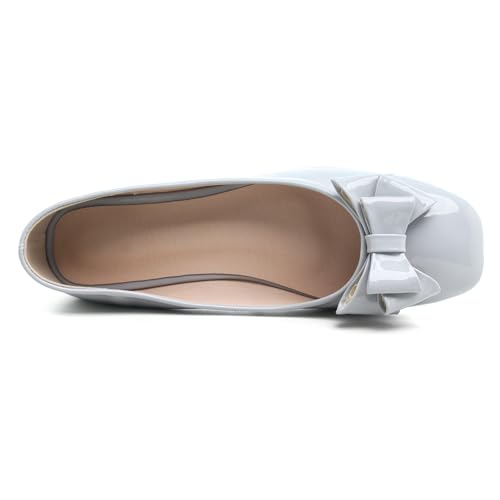 Image of Dear Time Women's Casual Foldable Ballet Flats Square Toe Ballerina Flats Shoes Comfortable