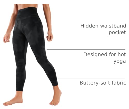 Image of CRZ YOGA Naked Feeling Leggings 25'' | Sleek, Decent Compression, Yoga, Hidden Waistband Pocket, for Women