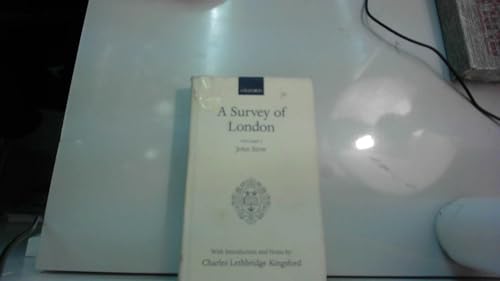 A Survey of London: Reprinted from the Text of ... 0198212577 Book Cover
