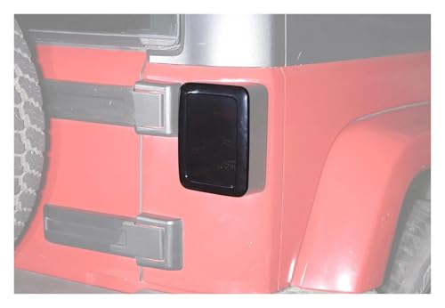 Protector luz trasera contra roturas de faros para Jeep Wrangler JK negro 2