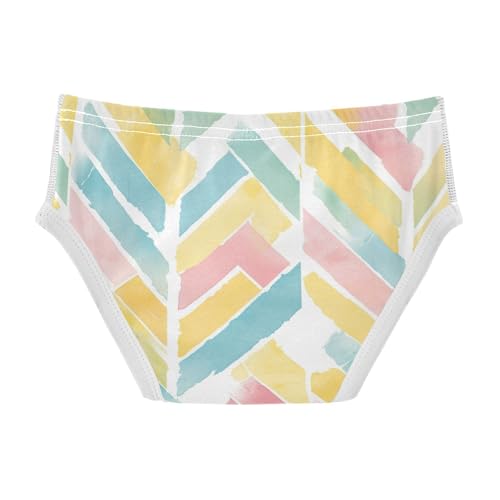 KLL Jamaican Color Zigzag Pattern Baby Boys Soft Briefs Underwear Breathable Children Panties2