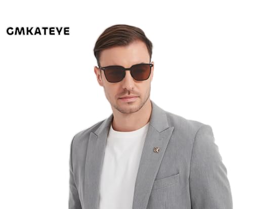 Polarized Folding Sunglasses Womens Men, Lightweight Foldable Sunglass Metal Frame Square Durable Sun Glasses Shades3