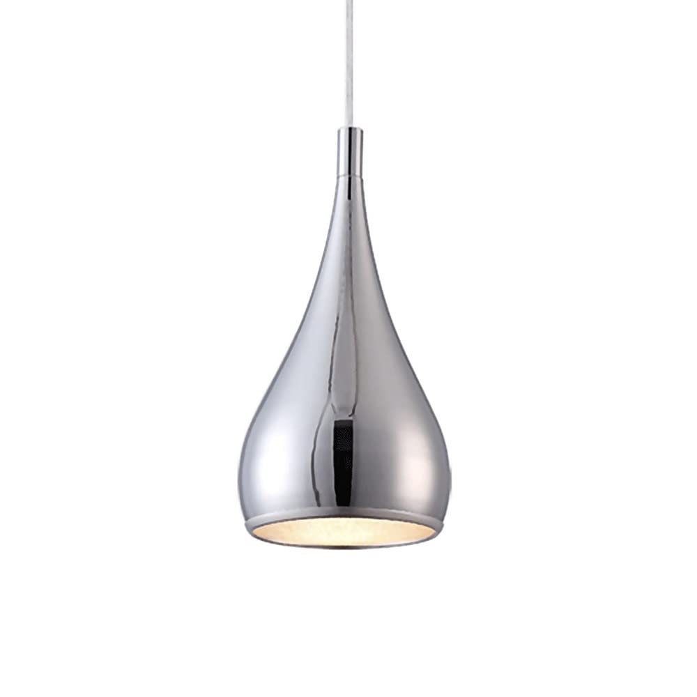 Luminaire E27 chrome de haute qualité suspension conique