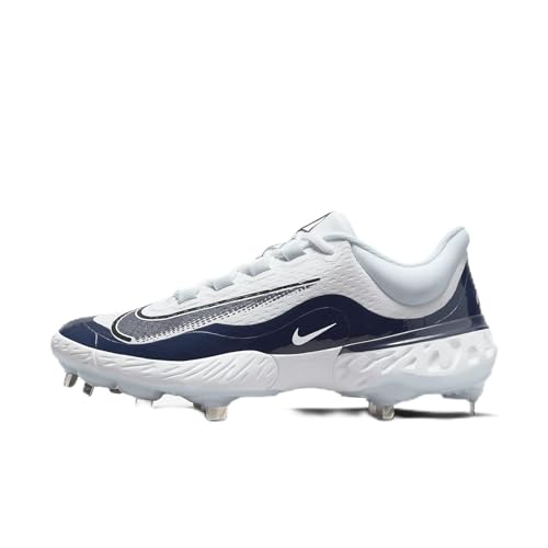 Nike Team Alpha Huarache Elite 4 Low Metal Baseball Cleats, DR6851-101