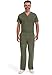 Dickies EDS Signature Men Scrubs Pant Zip Fly Pull-On 81006, L, Olive
