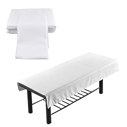 zapture 100 Pcs Disposable Spa Bed Sheets, Disposable Massage Table Sheet, Massage Table Cover, Non-Woven Fabric Bed Cover for Hospital, Nursing Home Or Beauty Salon- 180 X 80 cm