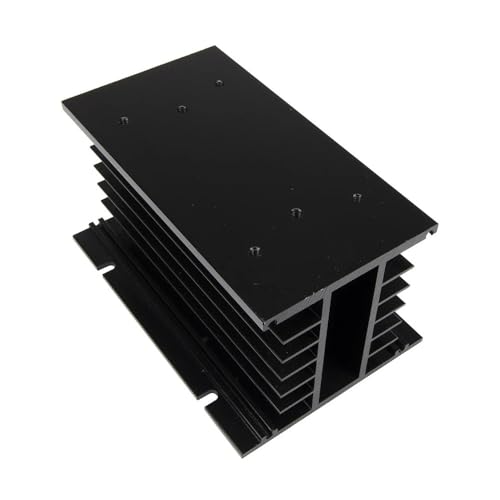 FHSH01-150B Black 150 * 100 * 80 mm 80A Three Phase SSR Heat Sink Three Phase Solid State Relay Aluminum Heat Sink/Radiator