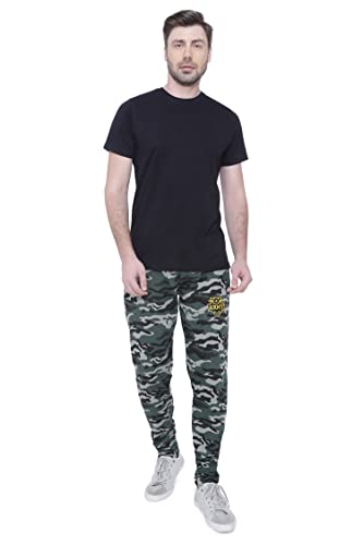 Image of Neo Garments Men's Cotton Solid Regular Fit Trackpants /Jogger /Trouser with Side Pockets