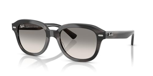 Image of Ray-Ban Unisex Sunglasses Opal Dark Grey Frame, Grey Lenses, 51MM