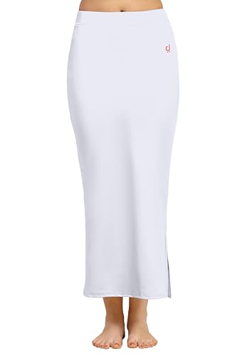 Image of TRENDMALLS Women's Polyester Spandex Stretchable Straight Saree Shapewear Petticoat for Women, Cotton Blended, Skirts for Women, Saree Shaper