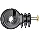 Agrarzone 25x Ringisolator mit Gewinde schwarz - für Litze, Seil, Draht & Band bis 12 mm - robuste Weidezaun Isolatoren