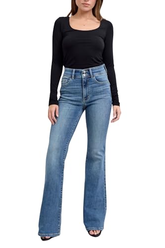Judy Blue High Waist Vintage Flare Jeans, Inseam 33