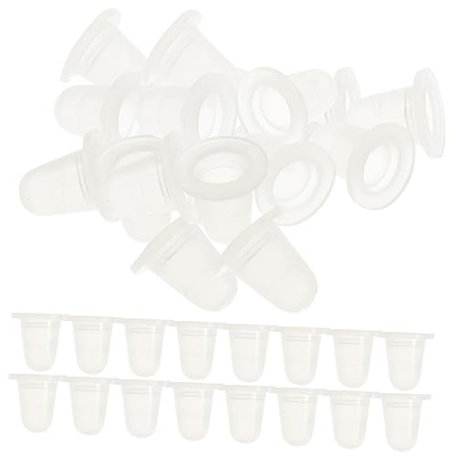 CRILSTYLEO 200 Piezas Tazas De Tinta Tazas De Pegamento De Pigmento De Tazas De Pigmento Suave Taza De Tinta Copas Redondas Para Pigmentos De Tatuajes Semipermanente Taza Pequeña