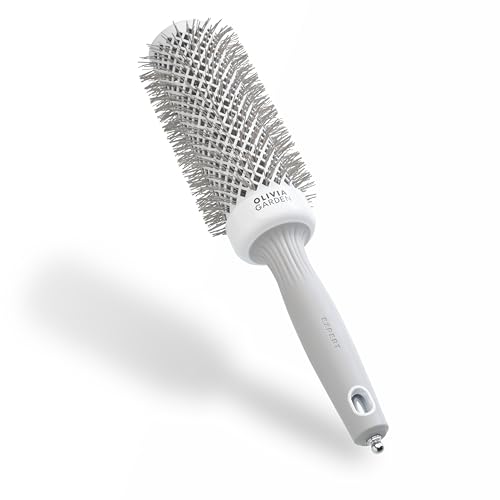 Olivia Garden - Expert Blowout Speed White and Grey Hairbrush- 45 0.1 kilograms
