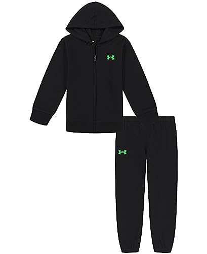 Image of Under Armour Boys 2-Piece Hoodie Set, Full Zip Sweatshirt and Fleece Pants