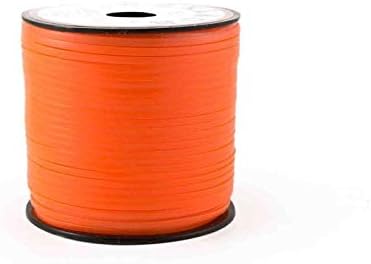 Glow in The Dark Orange Plastic Craft Lace Lanyard Gimp String Bulk 100 Yard Roll