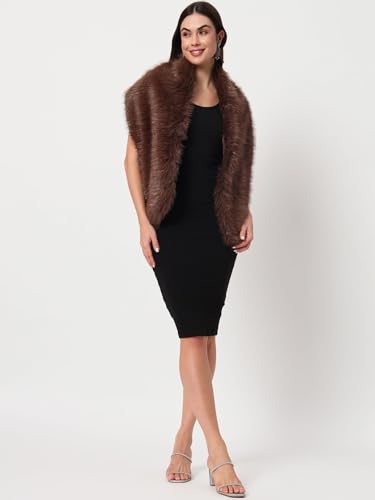 Image of Extra Large Women's Faux Fur Collar for Winter Coat