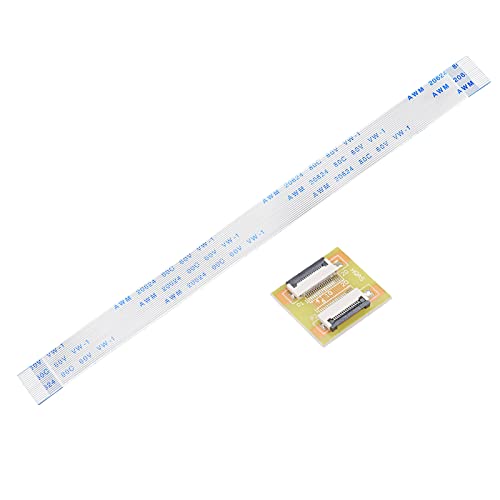 MECCANIXITY FFC FPC 20 Pin 0,5 mm Pitch PCB Verlängerung Platine mit 5 Stück 0,5 mm Pitch 150 mm flexibles Flachkabel Kit Cover