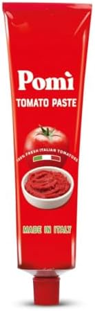 Pomi Tomato Paste Tube, Made from 100% Fresh Italian Tomatoes - 200 g