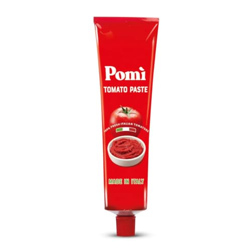 Pomi Tomato Paste Tube Made from 100% Fresh Italian Tomatoes - 200 g
