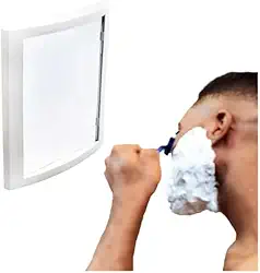 Espelho Para Box Barbear No Banho Com Ventosas Prático