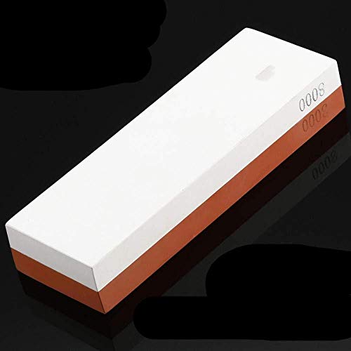 QTCWRL Wetzstein Schärfstein, Premium- Whetstone, Beidseitige Ölstein Whetstone, Messer Haushaltsküchensteinpolierklinge Spezielle Messerschärfer (Größe: 180 * 60 * 30 Mm) (Color : 400/1000 mesh) Cover