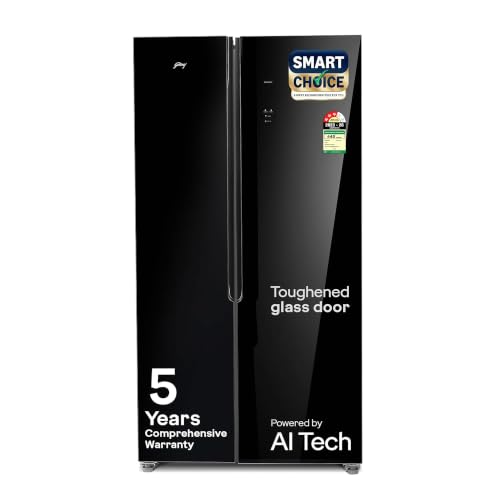 Godrej 540 L 3 Star 5 Years Comprehensive Warranty 4 Intelligent Modes|Toughened Glass Door|Frost Free SBS Inverter Refrigerator(2026 Model, RS EONVEL