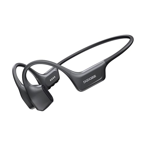 Luzglo Bone Conduction Headphones IP68 Waterproof Headphones for Swimming, Open-Ear Underwater Swimming Earbuds Bluetooth 5.4 32GB MP3 10H Battery for Sport Running Fitness,Gris