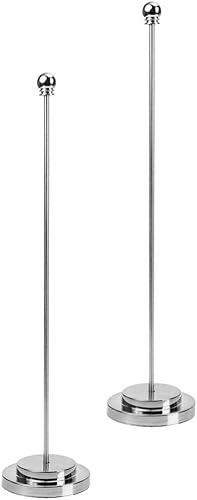 Mástiles de bandera, 2 unidades, soportes para bandera de escritorio, asta de bandera de escritorio con base de metal, palo de bandera de metal, disponible en Yaxa Colombia
