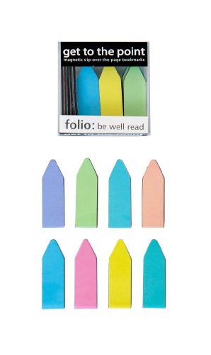 Get To The Point - Magnetic Slip-Over-The-Page Arrow Bookmarks (Earthtone - Box Of 20) #TOP2