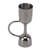 Cocktail Bell Jigger Stainless Steel Wear Resistant Double End Bar Measuring Jigger for Restaurant (