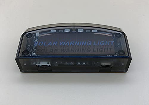 Image of ZYTC Car Fake Dummy Alarm Led Light Red 6 LED Warning Light Solar Power Simulated Security Anti-Theft Flashing Light Car Burglar Alarm Light