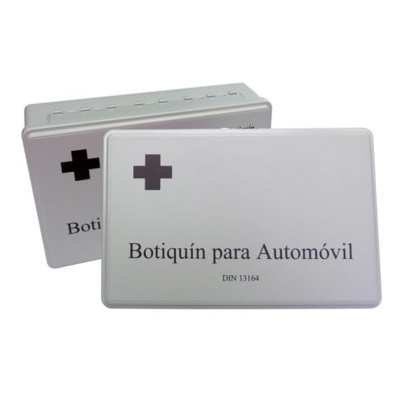 Botiquín de primeros auxilios para el coche