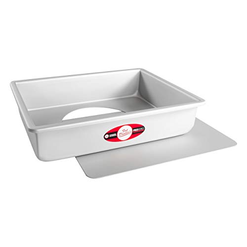 Fat Daddios Sheet Cheesecake Pan with Removable Bottom Anodized Aluminum 9 x 13 x 3 Inch Silver