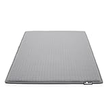 Paw Inspired Cooling Orthopedic Crate Pad for Dogs, Washable Memory Foam Dog Cooling Mat (35x22 Inch Medium/Large Size for 36 Inch Kennel, Gray)