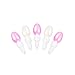 Vickerman 50Lt LED Pk-Wht Satin C5 EC Set WW 4" Sp