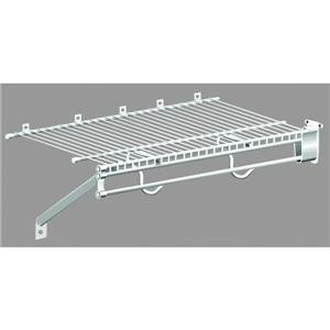 Schulte 3591500 Open Slide Closet Shelving, White