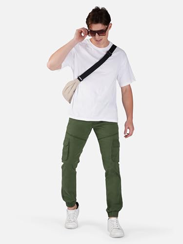 Image of Urban Legends Cargos for Men || Men's Cotton Regular Fit Cargo Joggers with 6 Pockets || Casual Pants || (UL-1R6)