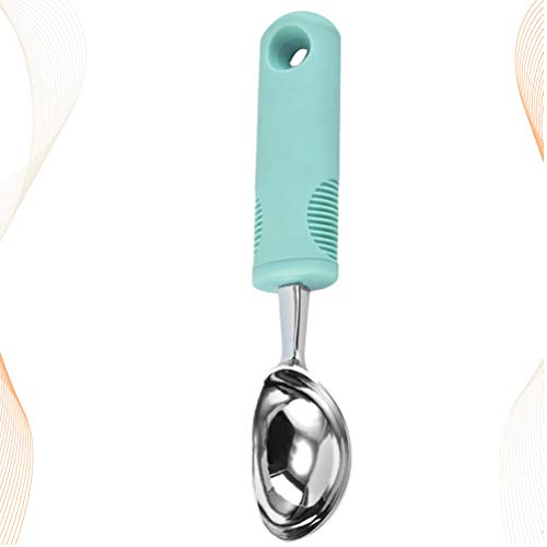 Colher de sorvete, colher de liga de zinco, colher para escavar frutas, sobremesa, colher de gelo, b