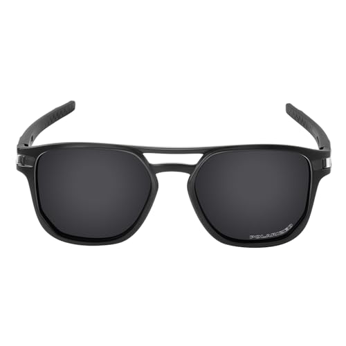 Image of Mryok Plus Polarized Replacement Lenses for Oakley LatchBeta Sunglasses, HD Polarized, UV Protection, Impact Resistant & Perfectly Fit - Stealth Black