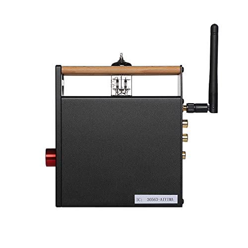 Aiyima T8 6N3 Digital Tube Preamplifier Bluetooth 5.0 Hi-Fi Headphone Preamp Decoder Preamp Pc-Usb Dac Aptx For Home Wireless Receiver Audio Stereo Amplifier + With Remote Control #TOP7