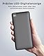 Hiluckey Powerbank 26800mAh Externer Akku: 22,5W Schnellladefunktion Power Bank PD USB C Tragbares Handy Ladegerät mit LED Display Kompatibel mit Smartphone Tablet